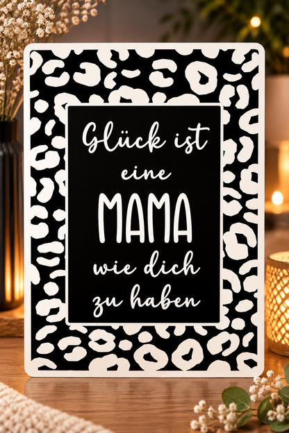 Statement-Schilder im Leoparden-Look 3D Druck