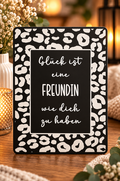 Statement-Schilder im Leoparden-Look 3D Druck