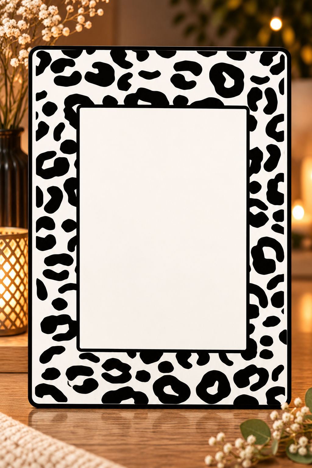 Statement-Schilder im Leoparden-Look 3D Druck